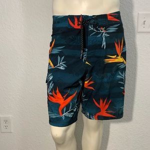 Ocean Current Size  Board Shorts Swim Trunks Sz. 32